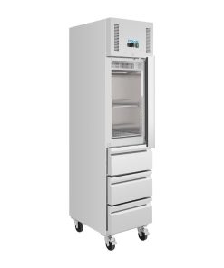 Polar G-Series Single Door and 3 Drawer Slimline GN Cabinet Refrigerator (UA113)