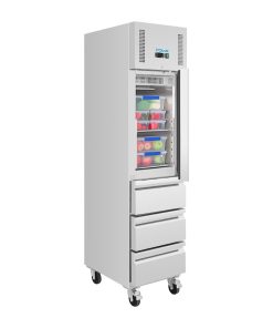 Polar G-Series Single Door and 3 Drawer Slimline GN Cabinet Refrigerator (UA113)