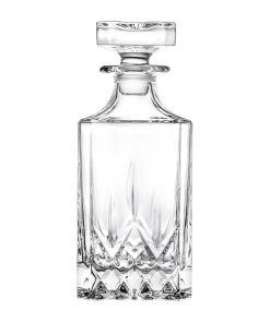 RCR Cristalleria Opera Square Whisky Decanter 750ml 4 Pack (VV3834)