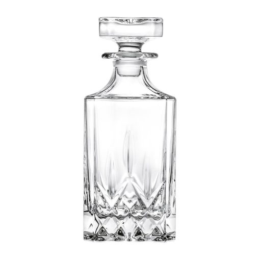 RCR Cristalleria Opera Square Whisky Decanter 750ml 4 Pack (VV3834)