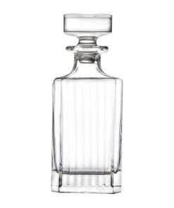 RCR Cristalleria Timeless Square Whisky Decanter 750ml 4 Pack (VV3855)