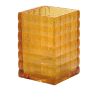Hollowick Optic Block Amber Jewel Glass Lamp 67mm x 95mm 6 Pack (VV4028)
