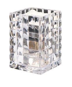 Hollowick Optic Block Clear Glass Lamp 67mm x 95mm 6 Pack (VV4029)