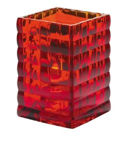 Hollowick Optic Block Ruby Glass Lamp 67mm x 95mm 6 Pack (VV4030)