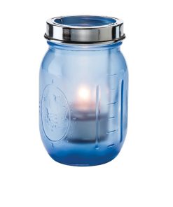 Hollowick Firefly Satin Dark Blue Glass Lamp with Cradle and Handle 12 Pack (VV4035)