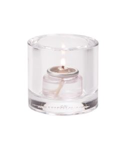 Hollowick Thick Round Clear Tealight 70x 73mm 6 Pack (VV4057)