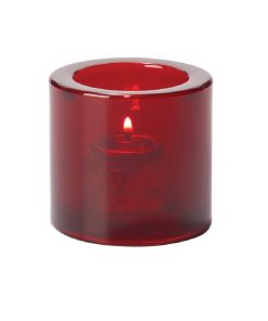Hollowick Thick Round Ruby Tealight 70x 73mm 6 Pack (VV4059)