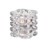 Hollowick Faceted Cube Clear Glass Votive 76mm x 83mm 6 Pack (VV4061)