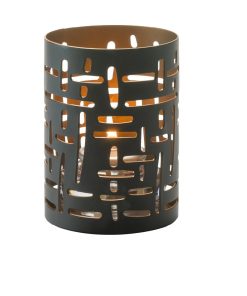 Hollowick Data Black and Gold Metal Votive 60x 86mm 6 Pack (VV4062)