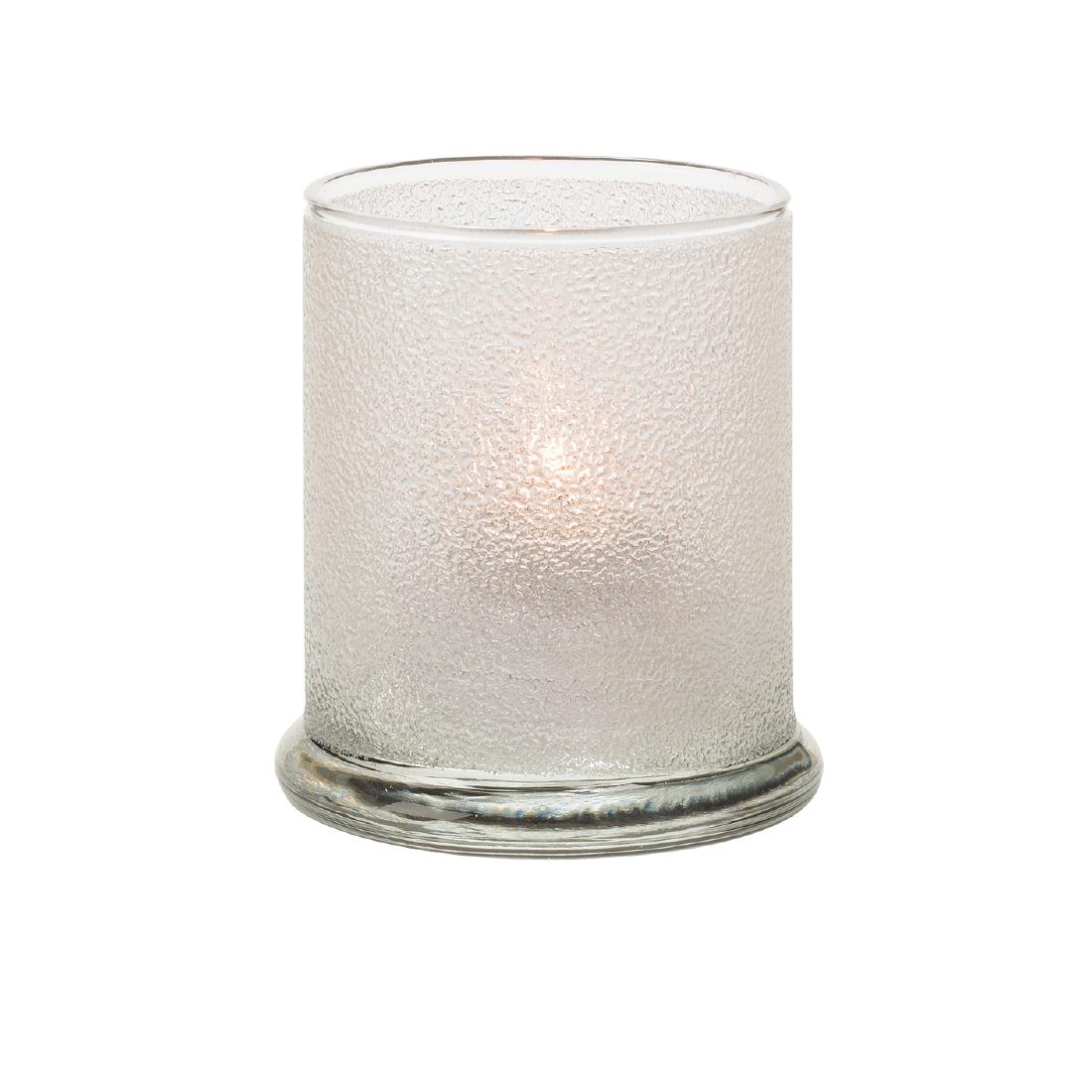 Hollowick Columns Clear Ice Votive 76mm x 92mm 12 Pack (VV4066)