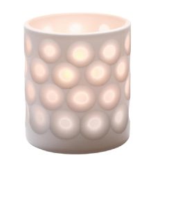 Hollowick Boutique Dots Porcelain Votive 73mm x 80mm 48 Pack (VV4070)