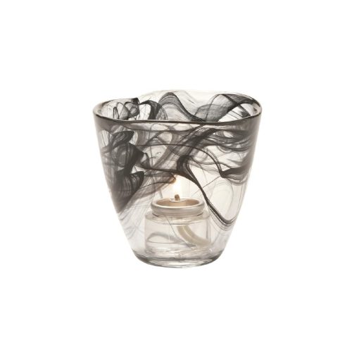 Hollowick Wysp Black Glass Votive 95x 89mm 6 Pack (VV4080)