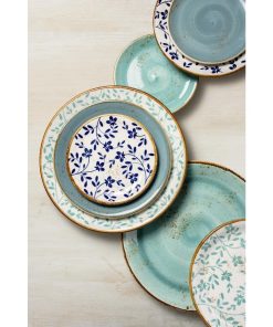 Steelite Performance Flora Coupe Plates Blue 280mm 12 Pack (VV4601)