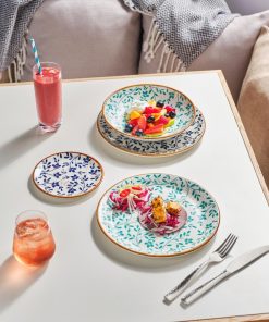 Steelite Performance Flora Coupe Plates Blue 280mm 12 Pack (VV4601)
