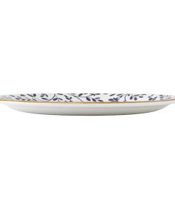 Steelite Performance Flora Coupe Plates Blue 252mm 12 Pack (VV4602)