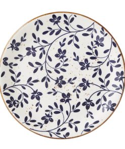 Steelite Performance Flora Coupe Plates Blue 202mm 12 Pack (VV4603)