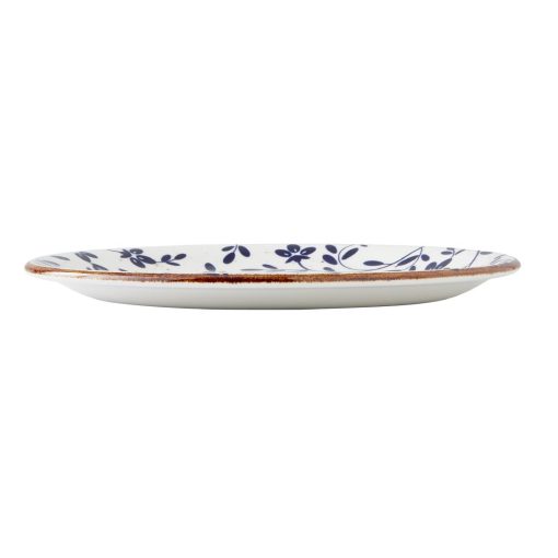 Steelite Performance Flora Coupe Plates Blue 202mm 12 Pack (VV4603)