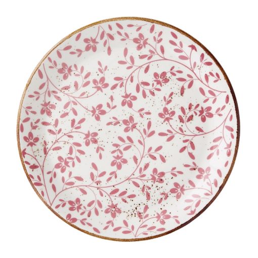 Steelite Performance Flora Coupe Plates Pink 252mm 12 Pack (VV4608)