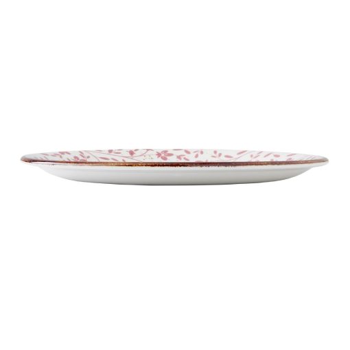 Steelite Performance Flora Coupe Plates Pink 252mm 12 Pack (VV4608)