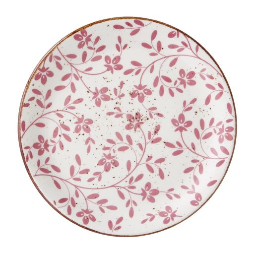 Steelite Performance Flora Coupe Plates Pink 202mm 12 Pack (VV4609)