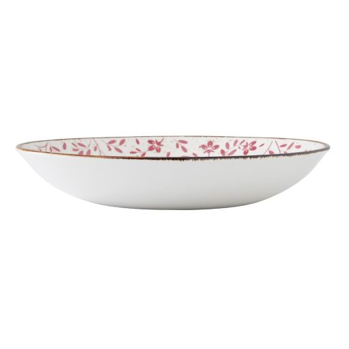 Steelite Performance Flora Coupe Bowls Pink 255mm 12 Pack (VV4611)