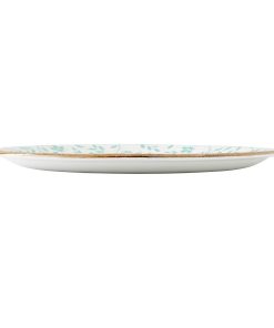 Steelite Performance Flora Coupe Plates Aqua 280mm 12 Pack (VV4613)