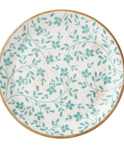 Steelite Performance Flora Coupe Plates Aqua 252mm 12 Pack (VV4614)