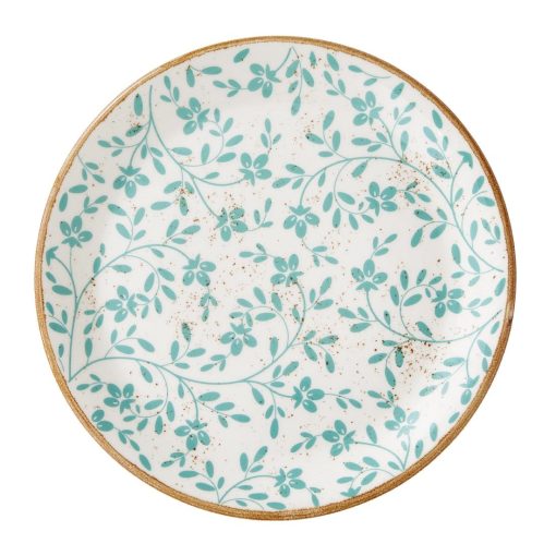 Steelite Performance Flora Coupe Plates Aqua 252mm 12 Pack (VV4614)