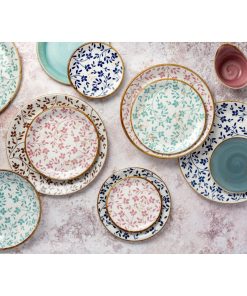 Steelite Performance Flora Coupe Plates Aqua 252mm 12 Pack (VV4614)