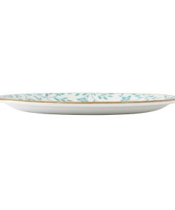 Steelite Performance Flora Coupe Plates Aqua 252mm 12 Pack (VV4614)