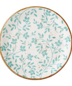 Steelite Performance Flora Coupe Plates Aqua 202mm 12 Pack (VV4615)