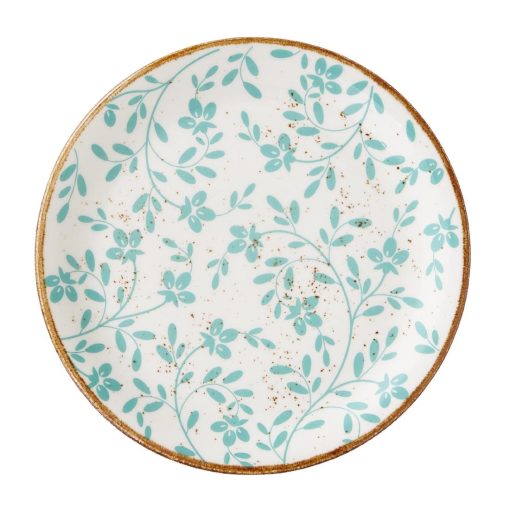 Steelite Performance Flora Coupe Plates Aqua 202mm 12 Pack (VV4615)