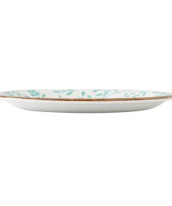 Steelite Performance Flora Coupe Plates Aqua 202mm 12 Pack (VV4615)