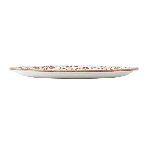 Steelite Performance Flora Coupe Plates Brown 280mm 12 Pack (VV4619)