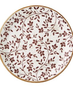 Steelite Performance Flora Coupe Plates Brown 255mm 12 Pack (VV4620)