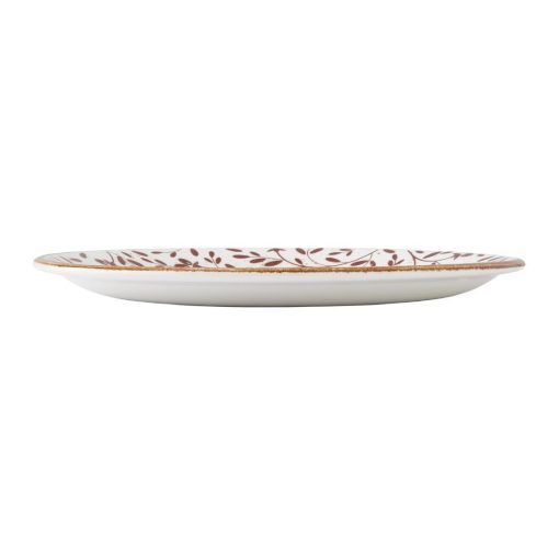 Steelite Performance Flora Coupe Plates Brown 255mm 12 Pack (VV4620)
