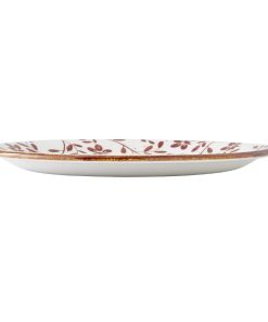 Steelite Performance Flora Coupe Plates Brown 202mm 12 Pack (VV4621)