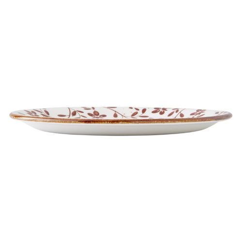 Steelite Performance Flora Coupe Plates Brown 202mm 12 Pack (VV4621)