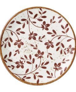 Steelite Performance Flora Coupe Plates Brown 153mm 12 Pack (VV4622)