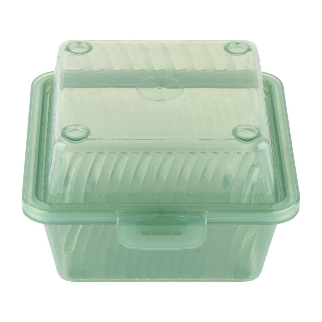 FSG Returnables Small Burger Boxes Jade Green 500ml 24 Pack (BW080)