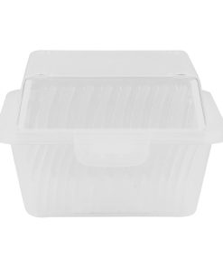 FSG Returnables Small Burger Boxes Clear 500ml 24 Pack (BW081)