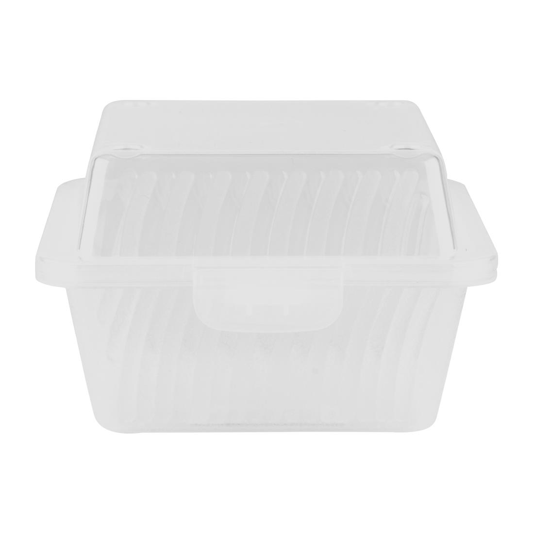 FSG Returnables Small Burger Boxes Clear 500ml 24 Pack (BW081)