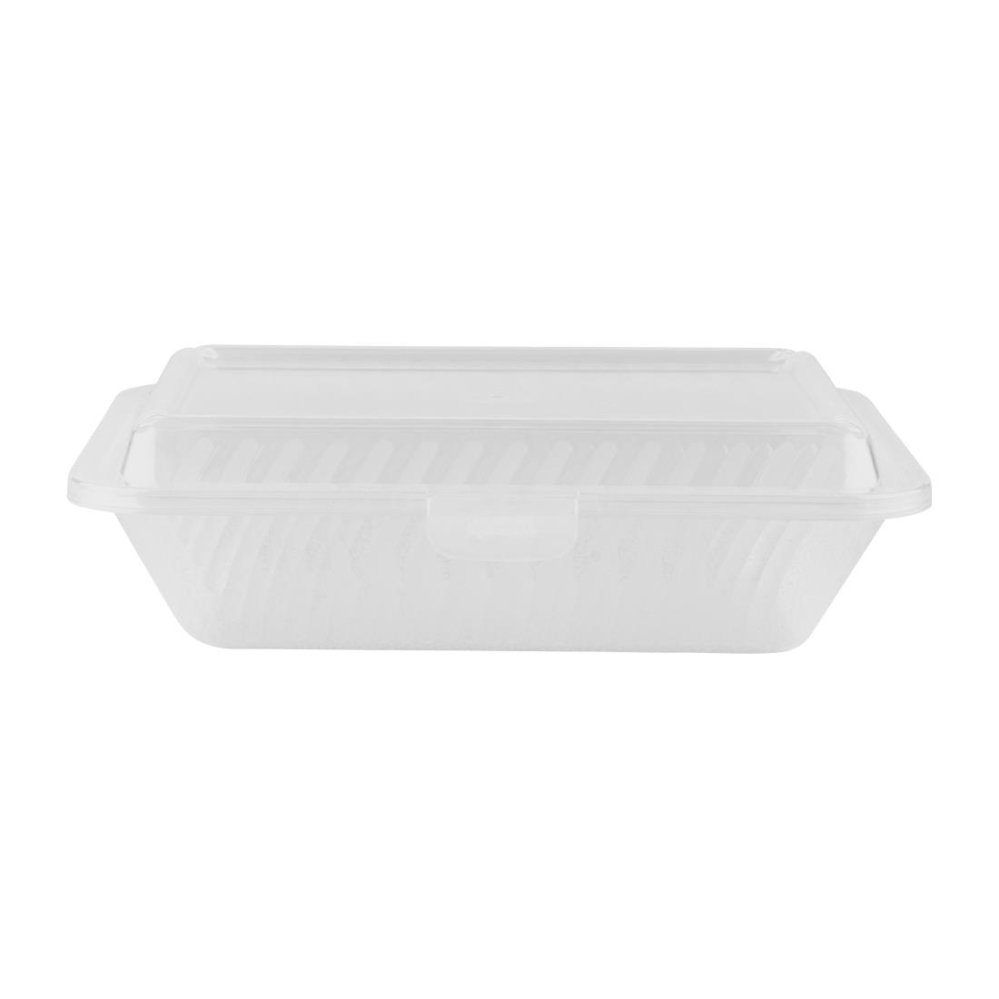 FSG Returnables Standard Meal Container Clear 1000ml 12 Pack (BW083)