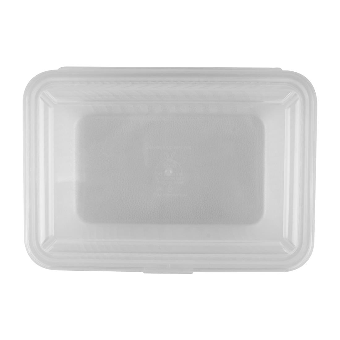 FSG Returnables Standard Meal Container Clear 1000ml 12 Pack (BW083)