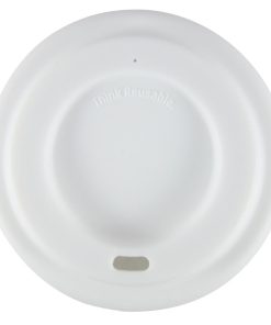 FSG Returnables Reusable Lids to Fit 430ml Cups White 960 Pack (BW091)