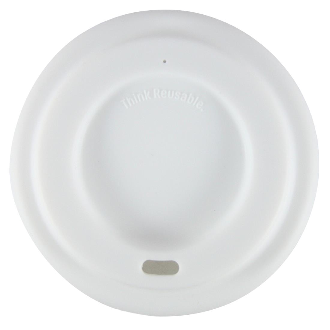 FSG Returnables Reusable Lids to Fit 430ml Cups White 960 Pack (BW091)