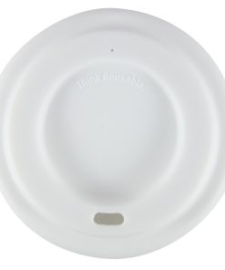 FSG Returnables Reusable Lids to Fit 250ml Cups White 420 Pack (BW095)