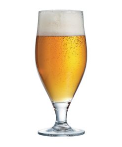 Arcoroc Cervoise Stem Beer Glasses 380ml LUKCA-NI 1-2 Pint 24 Pack (CJ067)