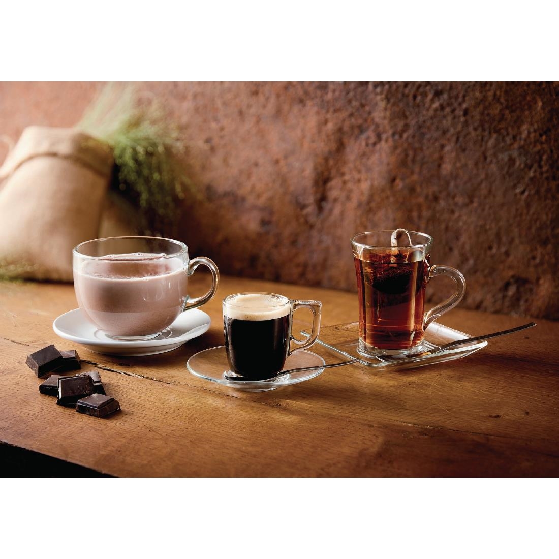 Arcoroc Glasses Tea Mugs 230ml 24 Pack (CJ349)