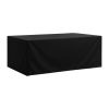 Bolero Rectangular Outdoor Chair and Table Cover Black 3100x1500mm (HW963)